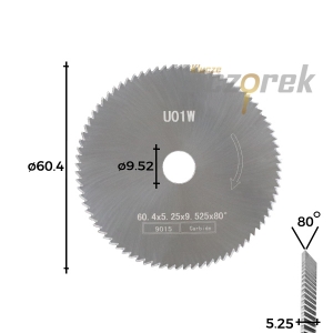 Frez 004 - U01W - WIDIA